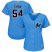 Miami Marlins #54 Wei-Yin Chen Blue Alternate Womens Stitched MLB Jersey