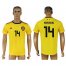 Belgium #14 Mertens Away Soccer Country Jersey