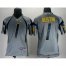 Kids West Virginia Mountaineers 1 Tavon Austin Grey College Football NCAA Jersey