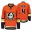 Anaheim Ducks #4 Cam Fowler Mens 2019-20 Third Orange Alternate Stitched NHL Jersey