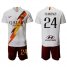 Roma #24 Florenzi Away Soccer Club Jersey