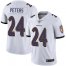 Nike Baltimore Ravens #24 Marcus Peters White Youth Stitched NFL Vapor Untouchable Limited Jersey