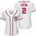 Washington Nationals #2 Adam Eaton White Home Womens Stitched MLB Jersey