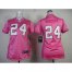 Nike Las Vegas Raiders #24 Charles Woodson Pink New Womens Be Luvd Stitched NFL Elite Jersey