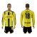 Dortmund #18 Sahin Home Long Sleeves Soccer Club Jersey