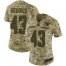 Nike Arizona Cardinals #43 Haason Reddick Camo Womens Stitched NFL Limited 2018 Salute to Service Jersey