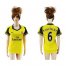 Womens Arsenal #6 Koscielny Away Soccer Club Jersey