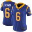Nike Los Angeles Rams #6 Johnny Hekker Royal Blue Alternate Womens Stitched NFL Vapor Untouchable Limited Jersey