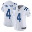Nike Indianapolis Colts #4 Adam Vinatieri White Womens Stitched NFL Vapor Untouchable Limited Jersey