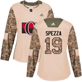Adidas Ottawa Senators #19 Jason Spezza Camo Authentic 2017 Veterans Day Womens Stitched NHL Jersey