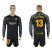 Barcelona #13 Cillessen Black Goalkeeper Long Sleeves Soccer Club Jersey