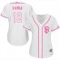 San Francisco Giants #12 Joe Panik White/Pink Fashion Womens Stitched MLB Jersey
