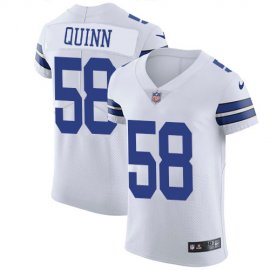 Nike Dallas Cowboys #58 Robert Quinn White Mens Stitched NFL Vapor Untouchable Elite Jersey
