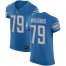 Nike Detroit Lions #79 Kenny Wiggins Blue Team Color Mens Stitched NFL Vapor Untouchable Elite Jersey