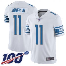 Nike Detroit Lions #11 Marvin Jones Jr White Mens Stitched NFL 100th Season Vapor Limited Jersey