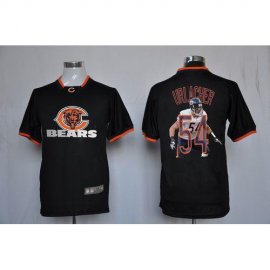 Nike Chicago Bears #54 Brian Urlacher Black Mens NFL Game All Star Fashion Jersey
