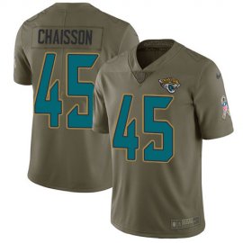 Nike Jacksonville Jaguars #45 KLavon Chaisson Olive Youth Stitched NFL Limited 2017 Salute To Service Jersey