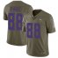 Nike Minnesota Vikings #88 Alan Page Olive Mens Stitched NFL Limited 2017 Salute to Service Jersey