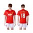 Manchester United #18 Young Red Home Soccer Club Jersey