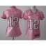 Nike New England Patriots #12 Tom Brady Pink Womens Be Luvd Stitched NFL Elite Jersey