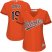 Baltimore Orioles #19 Chris Davis Orange Alternate Womens Stitched MLB Jersey