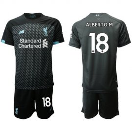 Liverpool #18 Alberto M. Third Soccer Club Jersey