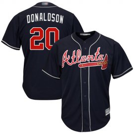 Atlanta Braves #20 Josh Donaldson Navy Blue Cool Base Stitched Youth MLB Jersey