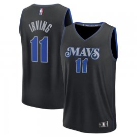 Kyrie Irving Dallas Mavericks Fanatics Branded Unisex 2023/24 Fast Break Jersey – Black – City Edition