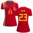 Womens Spain #23 Reina Red Home Soccer Country Jersey