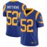 Nike Los Angeles Rams #52 Clay Matthews Royal Blue Alternate Mens Stitched NFL Vapor Untouchable Limited Jersey