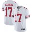 Nike San Francisco 49ers #17 Emmanuel Sanders White Mens Stitched NFL Vapor Untouchable Limited Jersey