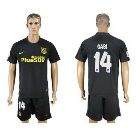 Atletico Madrid #14 Gabi Away Soccer Club Jersey