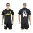 Atletico Madrid #14 Gabi Away Soccer Club Jersey