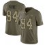 Nike Washington Football Team #94 DaRon Payne Olive/Camo Mens Stitched NFL Limited 2017 Salute To Service Jersey