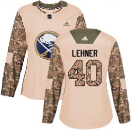 Adidas Buffalo Sabres #40 Robin Lehner Camo Authentic 2017 Veterans Day Womens Stitched NHL Jersey