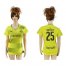 Womens Dortmund #25 Sokratis Home Soccer Club Jersey