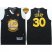 Warriors #30 Stephen Curry Black Fashion The Finals Patch Stitched NBA Jersey