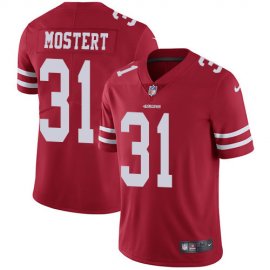 Nike San Francisco 49ers #31 Raheem Mostert Red Team Color Youth Stitched NFL Vapor Untouchable Limited Jersey