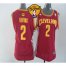 Womens Cavaliers #2 Kyrie Irving Red The Finals Patch Road Stitched NBA Jersey