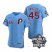 Phillies 45 Zack Wheeler Blue Nike 2022 World Series Flexbase Jersey