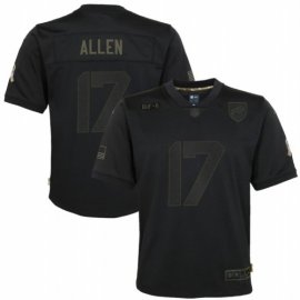 Buffalo Buffalo Bills #17 Josh Allen Nike Youth 2020 Salute to Service Game Jersey Black