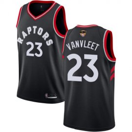 Raptors #23 Fred VanVleet Black 2019 Finals Bound Basketball Swingman Statement Edition Jersey