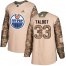 Adidas Edmonton Oilers #33 Cam Talbot Camo Authentic 2017 Veterans Day Stitched NHL Jersey