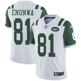 Nike New York Jets #81 Quincy Enunwa White Mens Stitched NFL Vapor Untouchable Limited Jersey