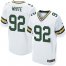 Nike Green Bay Packers #92 Reggie White White Mens Stitched NFL Elite Jersey