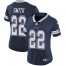 Nike Dallas Cowboys #22 Emmitt Smith Navy Blue Team Color Womens Stitched NFL Vapor Untouchable Limited Jersey