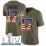 Nike San Francisco 49ers #17 Emmanuel Sanders Olive/USA Flag Super Bowl LIV 2020 Mens Stitched NFL Limited 2017 Salute To Service Jersey