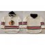 Chicago Blackhawks Blank Cream Heavyweight Pullover Hoodie Stitched NHL Jersey