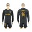 Atletico Madrid #16 Correa Away Long Sleeves Soccer Club Jersey