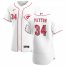 Cincinnati Reds #34 Mark Payton Mens Nike White Home 2020 Authentic Player MLB Jersey